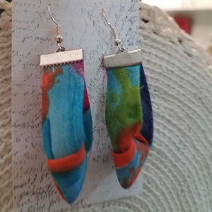 Fabric Earrings